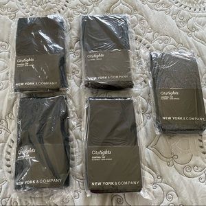 New York & Co city tights - lot of 5
